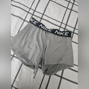 Nike Heather Gray Sports Shorts
